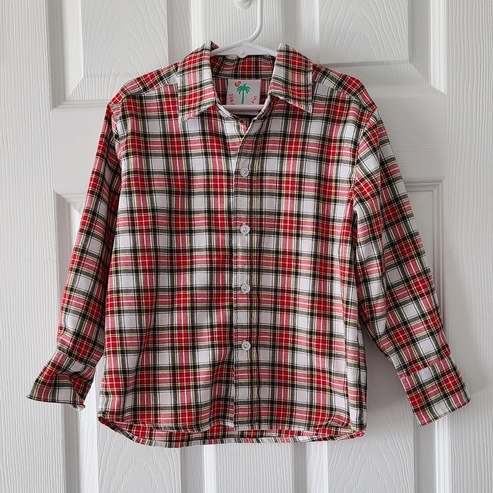 Shrimp & Grits Kids Button Down